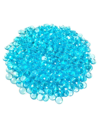 630 Piezas Gemas Acrílicas Azules para Decoración de Jarrones