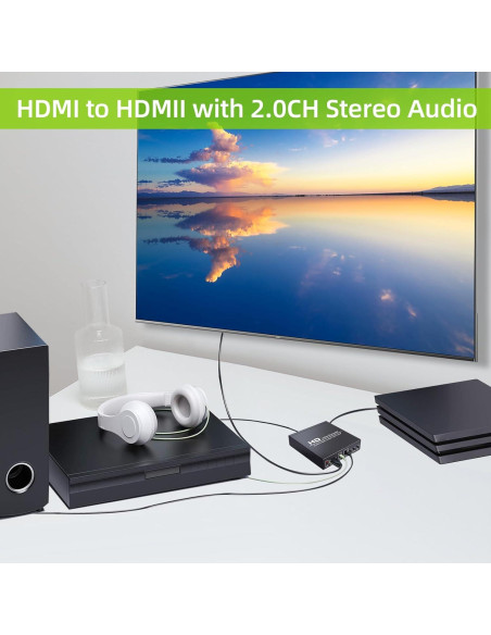 Convertidor SCART a HDMI 1080P GRACETOP con audio 3.5mm Convertidor SCART a HDMI 1080P GRACETOP con audio 3.5mm