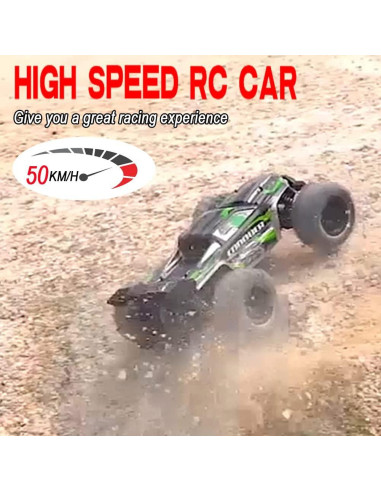 Coche RC 1:16 Yidedraw Conquer Verde 50 KMH 4WD Todos Terrenos