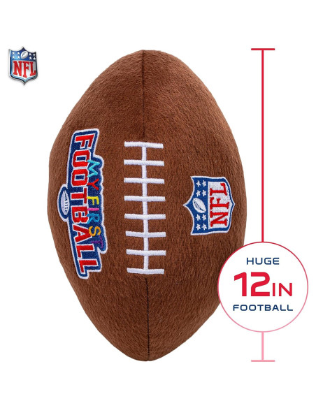 Balón de Fútbol de Peluche Franklin Sports 30 cm Suave NFL Balón de Fútbol de Peluche Franklin Sports 30 cm Suave NFL