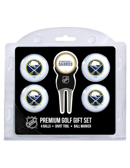 Set de 4 Bolas de Golf Team Golf Buffalo Sabres y Divot Set de 4 Bolas de Golf Team Golf Buffalo Sabres y Divot