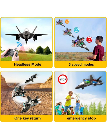 Dron RC RoofWorld L0712 2.4GHz 6 ejes fácil de volar Dron RC RoofWorld L0712 2.4GHz 6 ejes fácil de volar