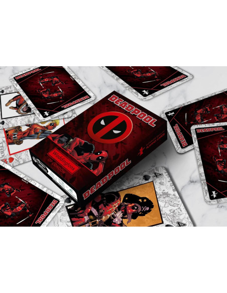 Juego de Cartas Deadpool 54 cartas - WINNING MOVES - 14+ Juego de Cartas Deadpool 54 cartas - WINNING MOVES - 14+