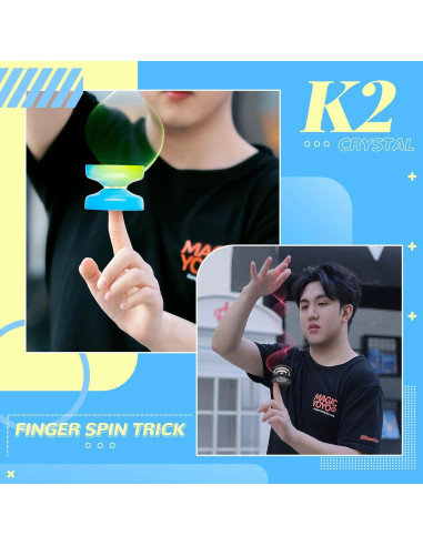 Yoyo Profesional K2 para Niños y Adultos + 12 Cuerdas