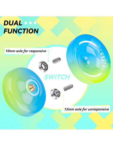 Yoyo Profesional K2 para Niños y Adultos + 12 Cuerdas