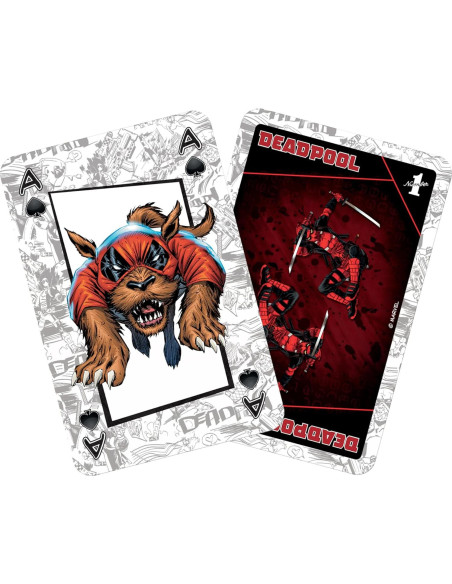 Juego de Cartas Deadpool 54 cartas - WINNING MOVES - 14+ Juego de Cartas Deadpool 54 cartas - WINNING MOVES - 14+
