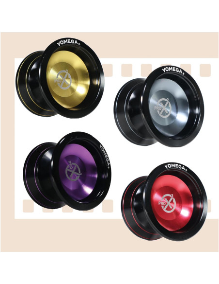 Yoyo Yomega Pro x2 de Aluminio Profesional - Rojo Yoyo Yomega Pro x2 de Aluminio Profesional - Rojo
