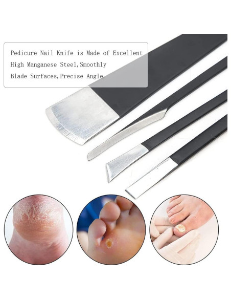 Kit de Cuchillos de Pedicura Watris Veiyi 4PCS - Acero 160mm Kit de Cuchillos de Pedicura Watris Veiyi 4PCS - Acero 160mm