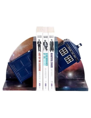 Soportes de libros de resina Doctor Who TARDIS 16.5 cm