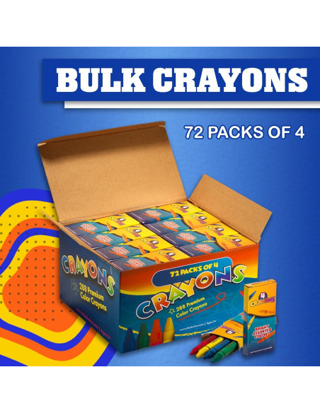 Crayones a Granel Bedwina - 288 Crayones No Tóxicos Crayones a Granel Bedwina - 288 Crayones No Tóxicos