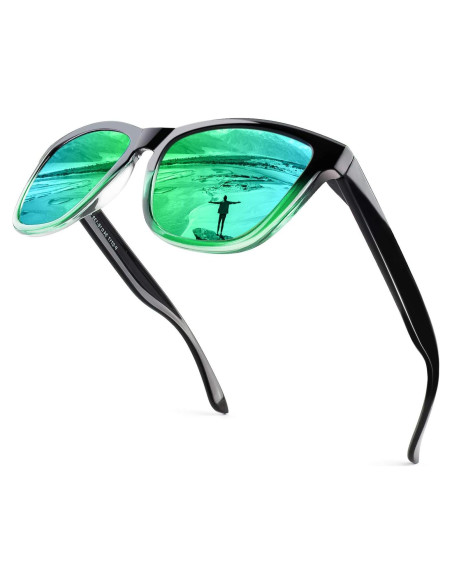 Gafas de sol polarizadas LINVO HD UV400 para hombres y mujeres Gafas de sol polarizadas LINVO HD UV400 para hombres y mujeres