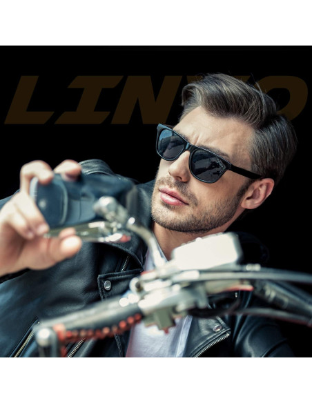 Gafas de sol polarizadas LINVO HD UV400 para hombres y mujeres Gafas de sol polarizadas LINVO HD UV400 para hombres y mujeres