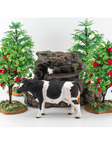Figura de Vaca Realista LC JoyCre para Niños 5 cm