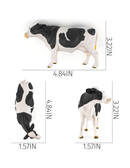 Figurita de Vaca Realista Grande - LC JoyCre - Holstein Figurita de Vaca Realista Grande - LC JoyCre - Holstein