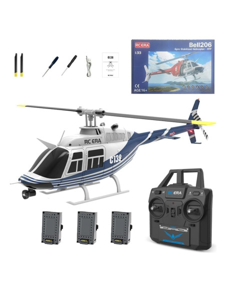 C138 Helicóptero RC OYDL 6CH Giroscopio 306mm RTF C138 Helicóptero RC OYDL 6CH Giroscopio 306mm RTF