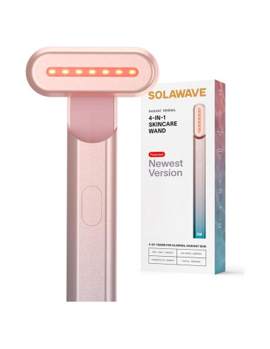 Varita de Cuidado de la Piel Solawave 4-en-1 - Luz Roja y Masaje