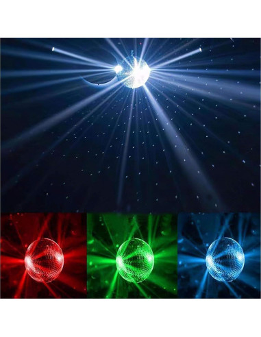 Spotlight LED 12W Jinda Audio 4 Colores Efectos DJ