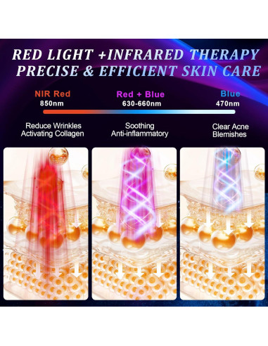 Máscara de Terapia de Luz Roja Lovsheme para Rejuvenecimiento Facial