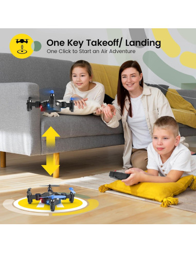 Dron Mini Holy Stone HS190 Plegable para Niños Azul