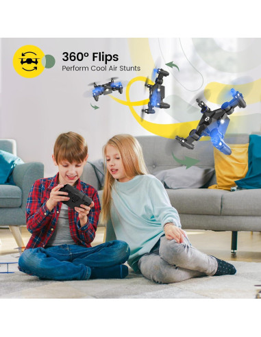 Dron Mini Holy Stone HS190 Plegable para Niños Azul