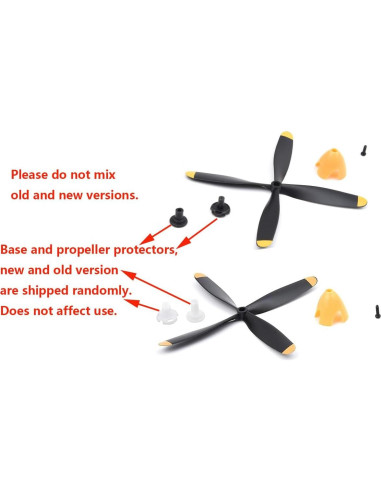 Hélices de Repuesto YoungRC 4 Palas para Aviones RC