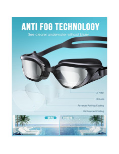 Gafas de natación Vegemono SWG unisex antivaho UV400 2