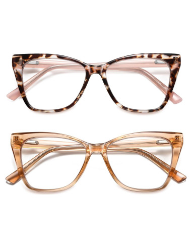 Gafas de lectura LKEYE ojo de gato 2.5D anti luz azul