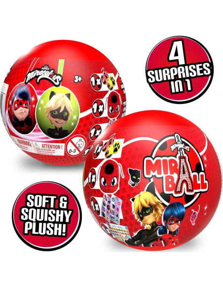 Miraculous Ladybug 4-1 Sorpresa Mirabola Juguetes Niños Miraculous Ladybug 4-1 Sorpresa Mirabola Juguetes Niños