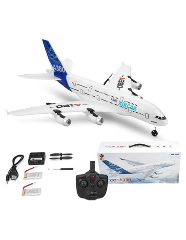 Avión RC A120 Aircar A380 WLtoys 3CH EPP para Niños