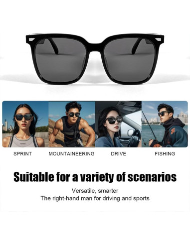 Gafas Inteligentes Piluyaa YJ-GS-01 Audio Bluetooth UV400