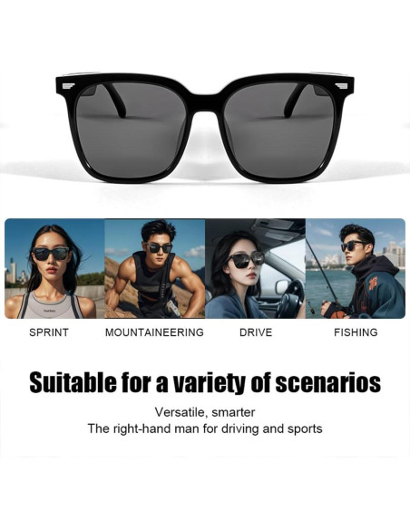 Gafas Inteligentes Piluyaa YJ-GS-01 Audio Bluetooth UV400 Gafas Inteligentes Piluyaa YJ-GS-01 Audio Bluetooth UV400