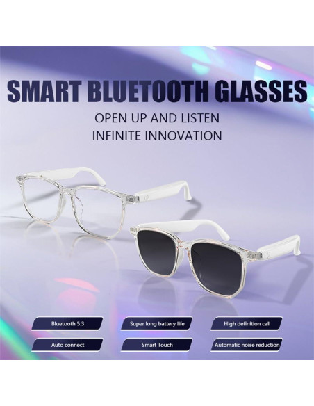 Gafas Inteligentes Piluyaa YJ-GS-03 con Audio Bluetooth - Negro Gafas Inteligentes Piluyaa YJ-GS-03 con Audio Bluetooth - Negro