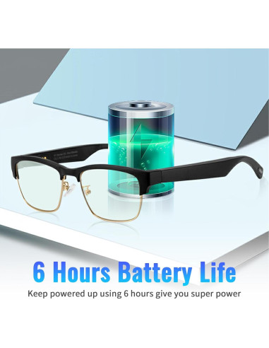 Gafas de Audio Bluetooth Tulbeys Ky02gb-dl con Filtro UV