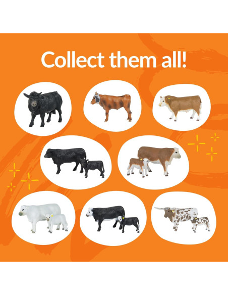 Vaca Angus y Ternero - Big Country Toys - Juguetes de Granja Vaca Angus y Ternero - Big Country Toys - Juguetes de Granja