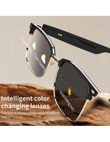 Gafas Inteligentes Bluetooth M9 Pro Lentes Polarizadas UV400