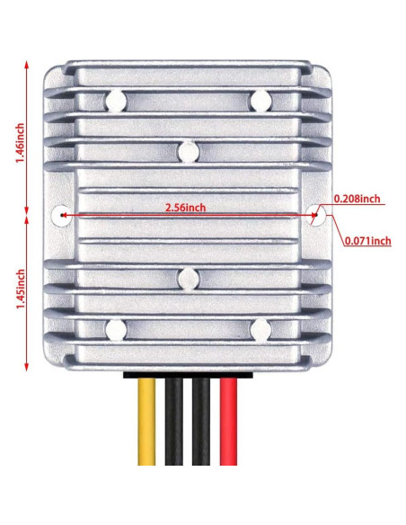 Convertidor Elevador DC 24V a 48V 5A 240W Protooma Convertidor Elevador DC 24V a 48V 5A 240W Protooma