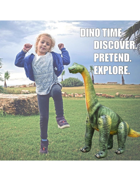 Jet Creations Dinosaurio Inflable Brachiosaurus 91 cm Verde Jet Creations Dinosaurio Inflable Brachiosaurus 91 cm Verde
