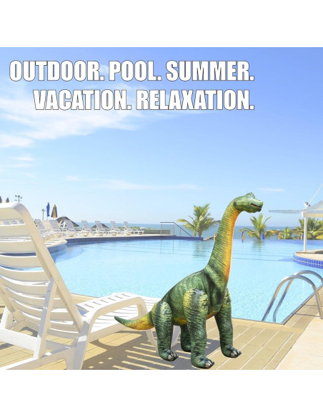 Jet Creations Dinosaurio Inflable Brachiosaurus 91 cm Verde Jet Creations Dinosaurio Inflable Brachiosaurus 91 cm Verde