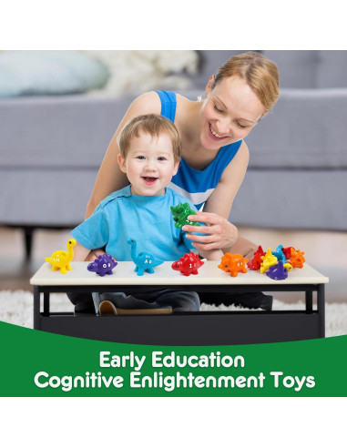 Juguete Educativo Dinosaurios Montessori NAODONGLI 12,7cm