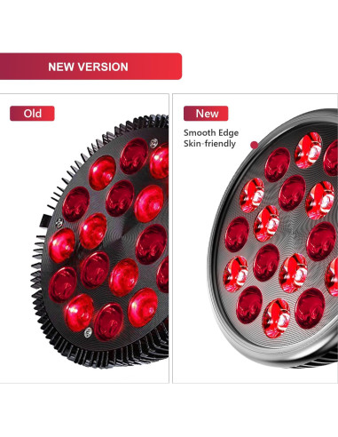 Lámpara de Terapia de Luz Roja Wolezek 18 LEDs Soporte 38-155 cm