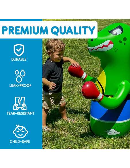 Saco de Boxeo Inflable Dinosaurio - Preferred Toys 121 cm Saco de Boxeo Inflable Dinosaurio - Preferred Toys 121 cm