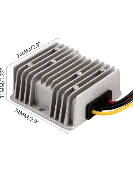 Convertidor Elevador DC 24V a 48V 5A 240W Protooma Convertidor Elevador DC 24V a 48V 5A 240W Protooma
