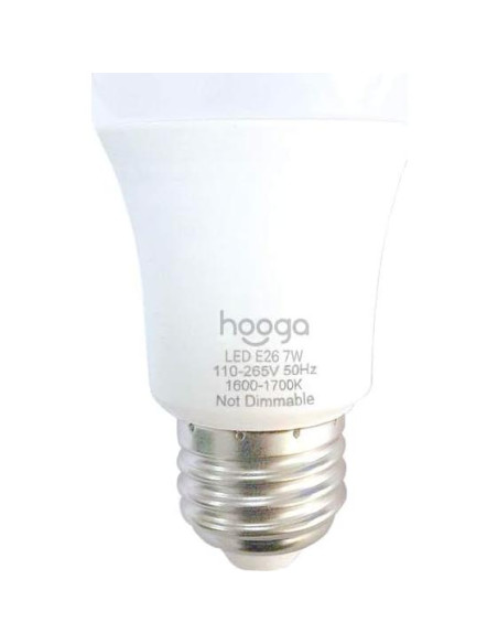 Bombilla LED Hooga Sleep Ámbar E26 A19 7W 1600K 1 unidad Bombilla LED Hooga Sleep Ámbar E26 A19 7W 1600K 1 unidad