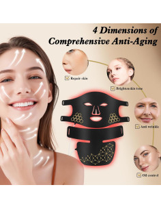 Máscara de Terapia de Luz Roja YOEYOU para Cara y Cuello 2