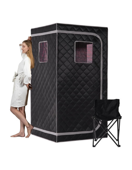 Sauna Infrarroja Portátil Hoolife para 1 Persona 86x169cm Sauna Infrarroja Portátil Hoolife para 1 Persona 86x169cm