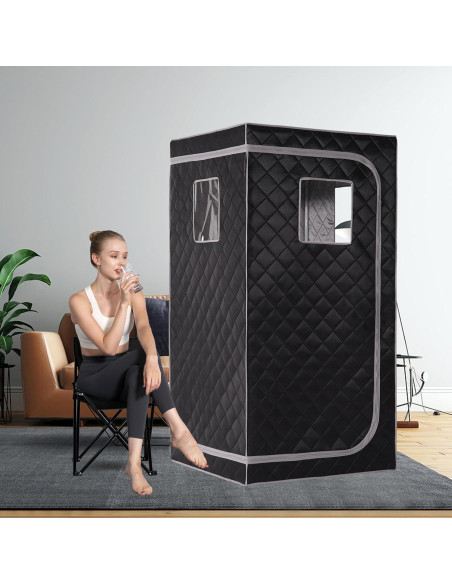 Sauna Infrarroja Portátil Hoolife para 1 Persona 86x169cm Sauna Infrarroja Portátil Hoolife para 1 Persona 86x169cm