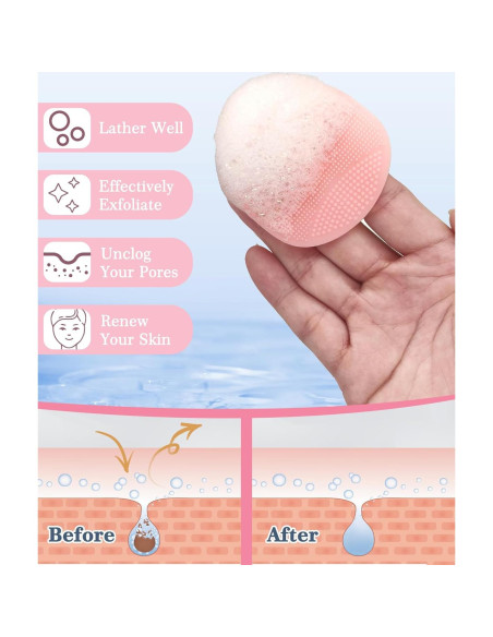 Set 2 PCS Exfoliantes Faciales y Corporales Manmihealth Rosa Set 2 PCS Exfoliantes Faciales y Corporales Manmihealth Rosa