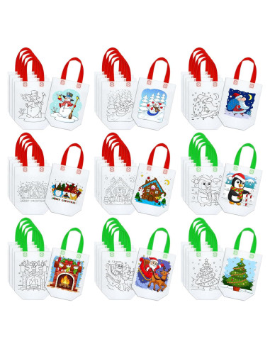 Bolsas para Colorear 45 Pcs Kakctyen Reutilizables 25x20 cm