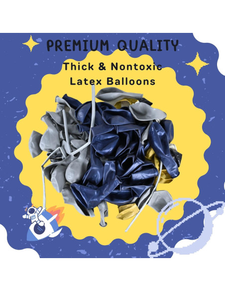 Kit de Arco de Globos Isndare Astronauta 75 Piezas Kit de Arco de Globos Isndare Astronauta 75 Piezas