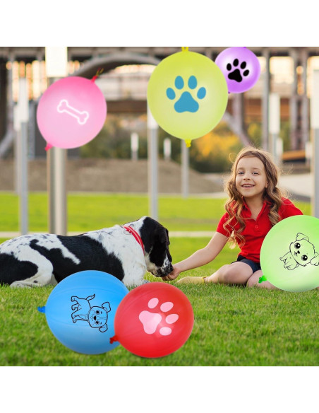 36 Globos de Golpe Temáticos de Perro HSLCGF para Fiestas 36 Globos de Golpe Temáticos de Perro HSLCGF para Fiestas
